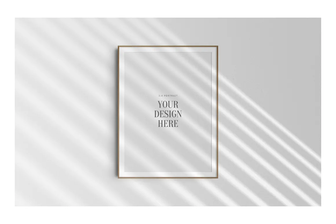 Frame Mockup 3:4 Portrait