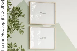Frame Mockup PSD JPG