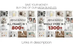 Frame Mockup PSD JPG