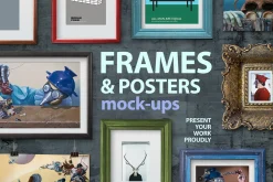 Frames and poster mock-ups