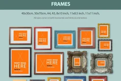 Frames and poster mock-ups