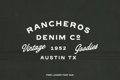 Free Lander - Font Duo + Extra