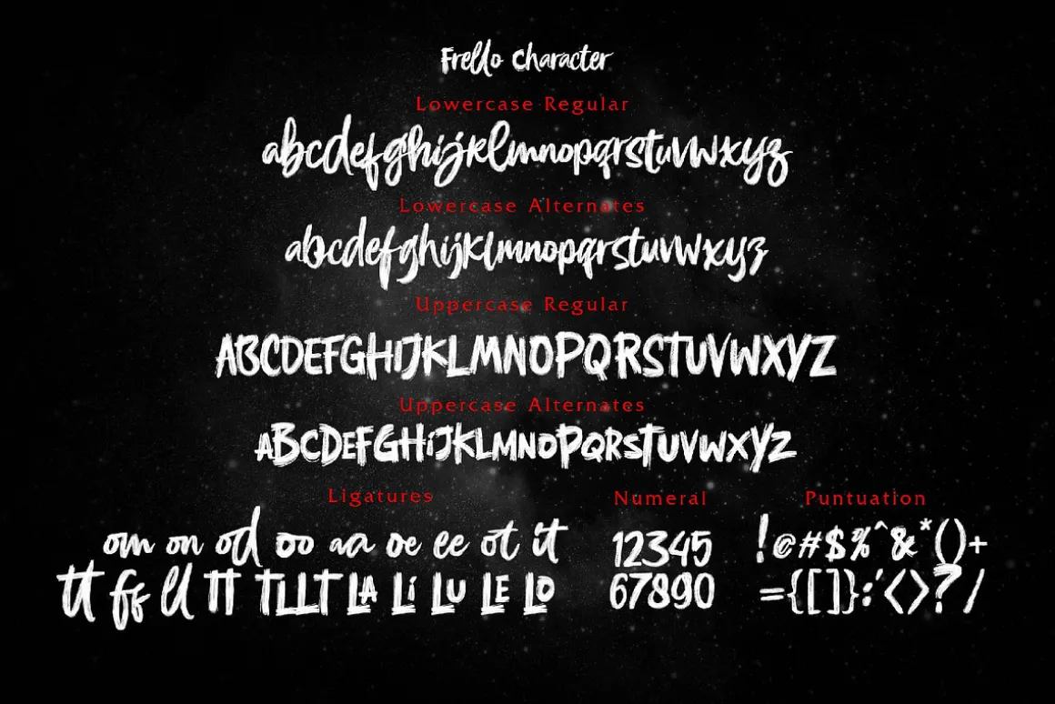 FRELLOE - SVG FONT