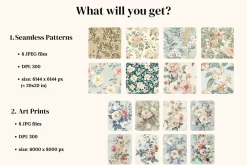 French Antique Patterns & Prints