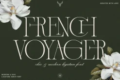 French Voyager - Chic Ligature Serif