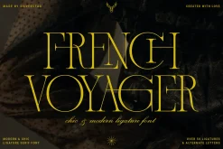French Voyager - Chic Ligature Serif