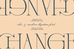 French Voyager - Chic Ligature Serif