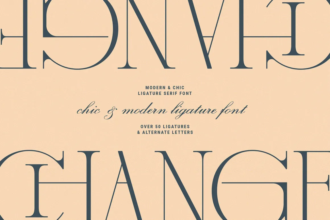 French Voyager - Chic Ligature Serif