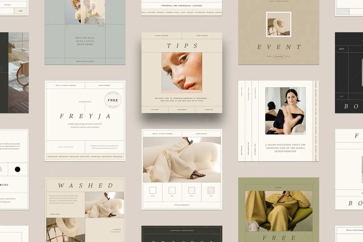 Freyja | Social Media Marketing Kit