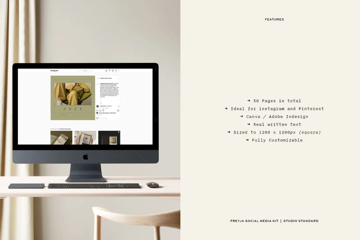 Freyja | Social Media Marketing Kit