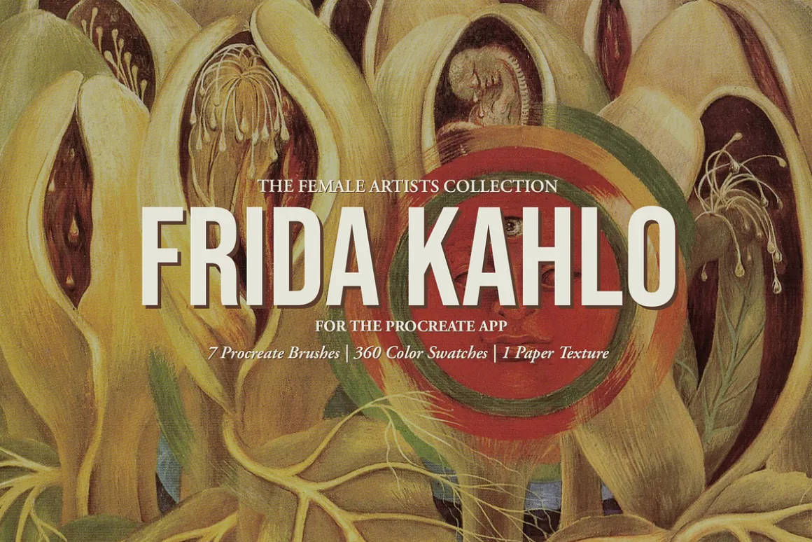 Frida Kahlo Procreate Kit