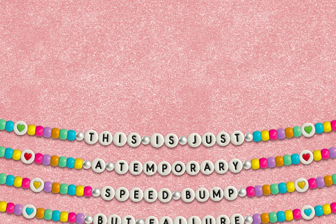 Friendship Bracelet 3D Bitmap Font