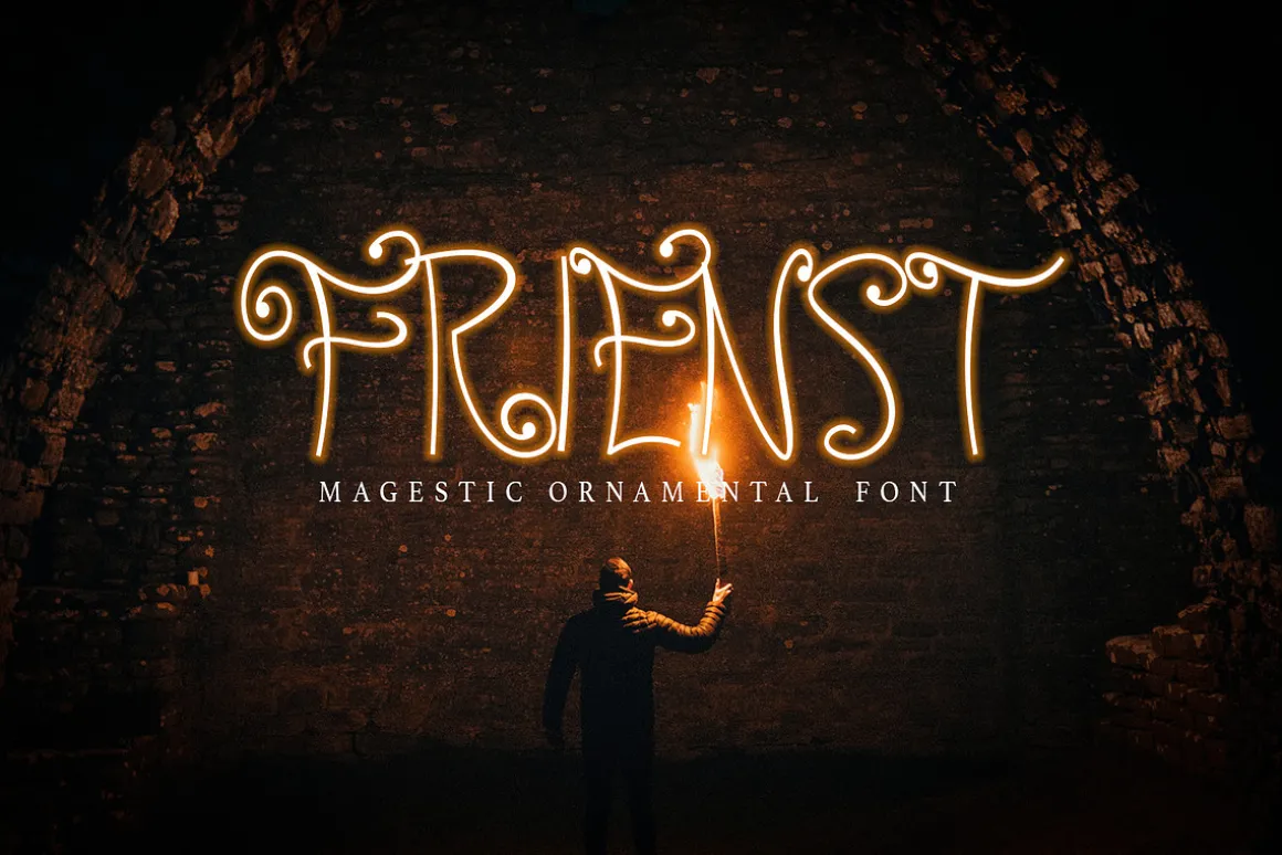 Frienst - Magestic Ornamental Font