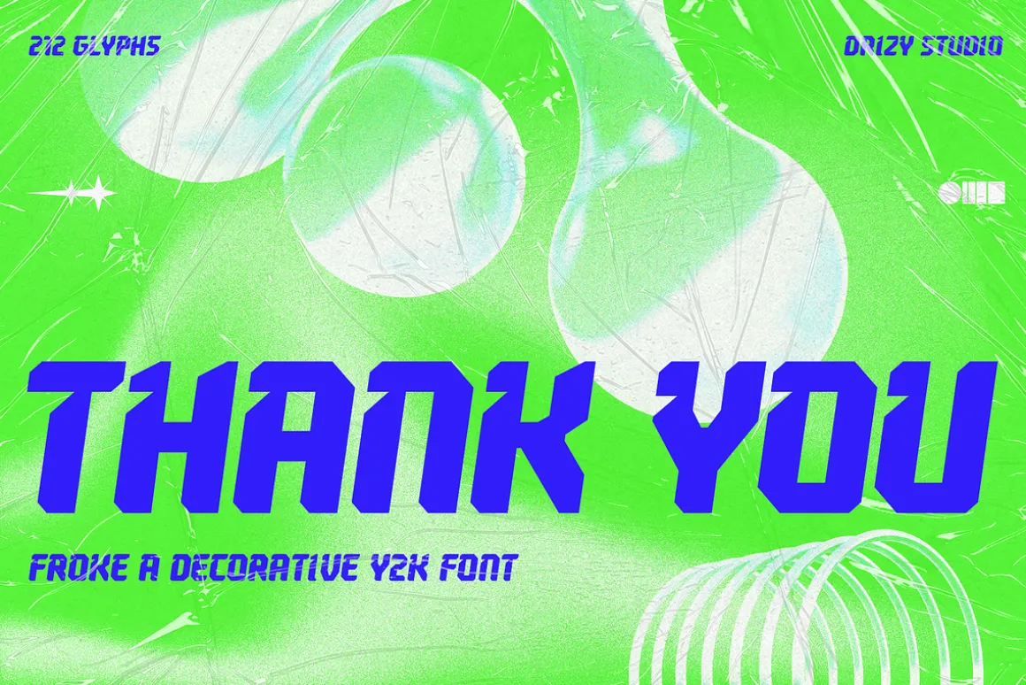 Froke - Japan Y2K Style Font