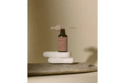 Frosted Amber Bottle Mockup No. 11