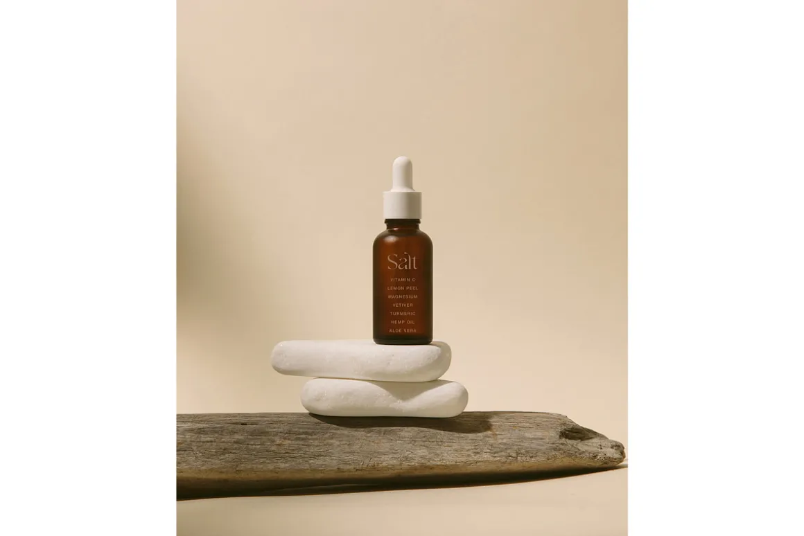 Frosted Amber Bottle Mockup No. 11