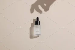 Frosted Dropper Bottle Mockup