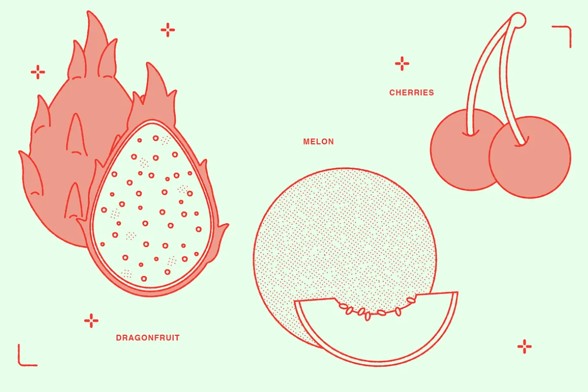 Fruits Vector Illustration