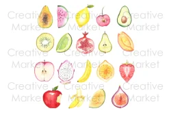 FRUIT WATERCOLOR SET