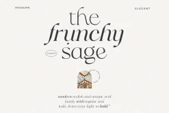 Frunchy Sage - Modern Serif Family