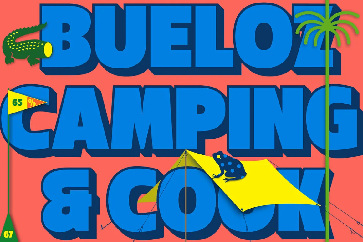 Ft Bueloz | Shadow Font