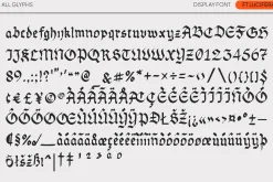 FT Lucifera – Gothic Display Font