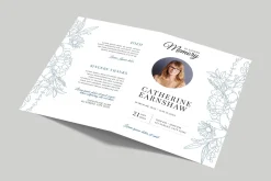 Funeral & Memorial Service Brochure