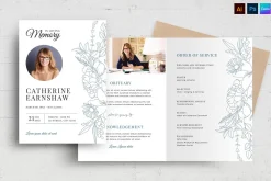 Funeral & Memorial Service Brochure