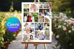 Funeral Photo Sign | Funeral Poster
