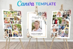 Funeral Photo Sign | Funeral Poster