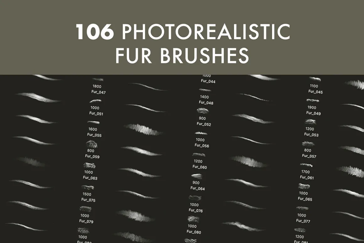 Fur 2 Brush Set