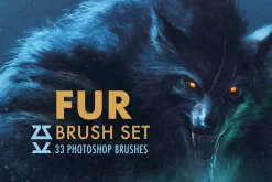 Fur Brush Set