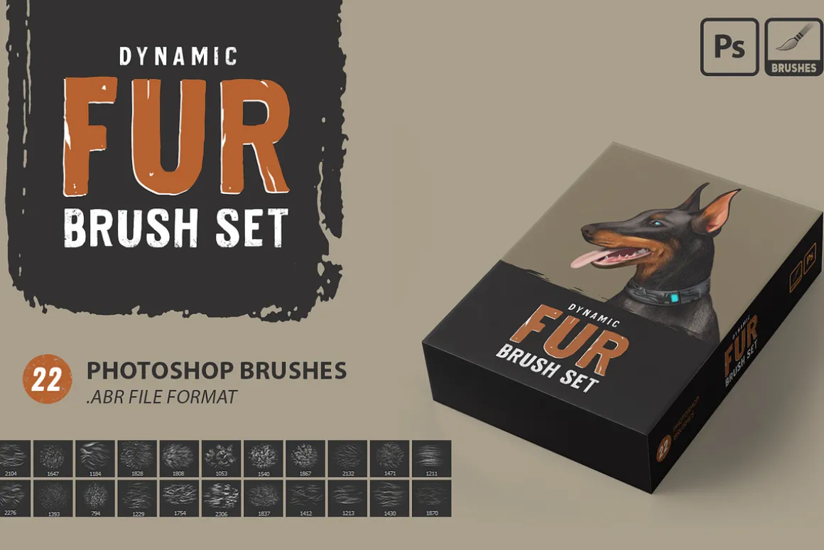 Fur Photoshop Brushes v2