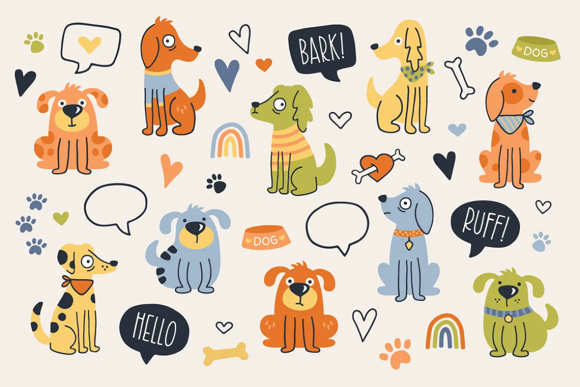 Fur Real Font & Doodles