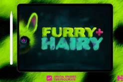 Furry + Hairy Procreate Brushes