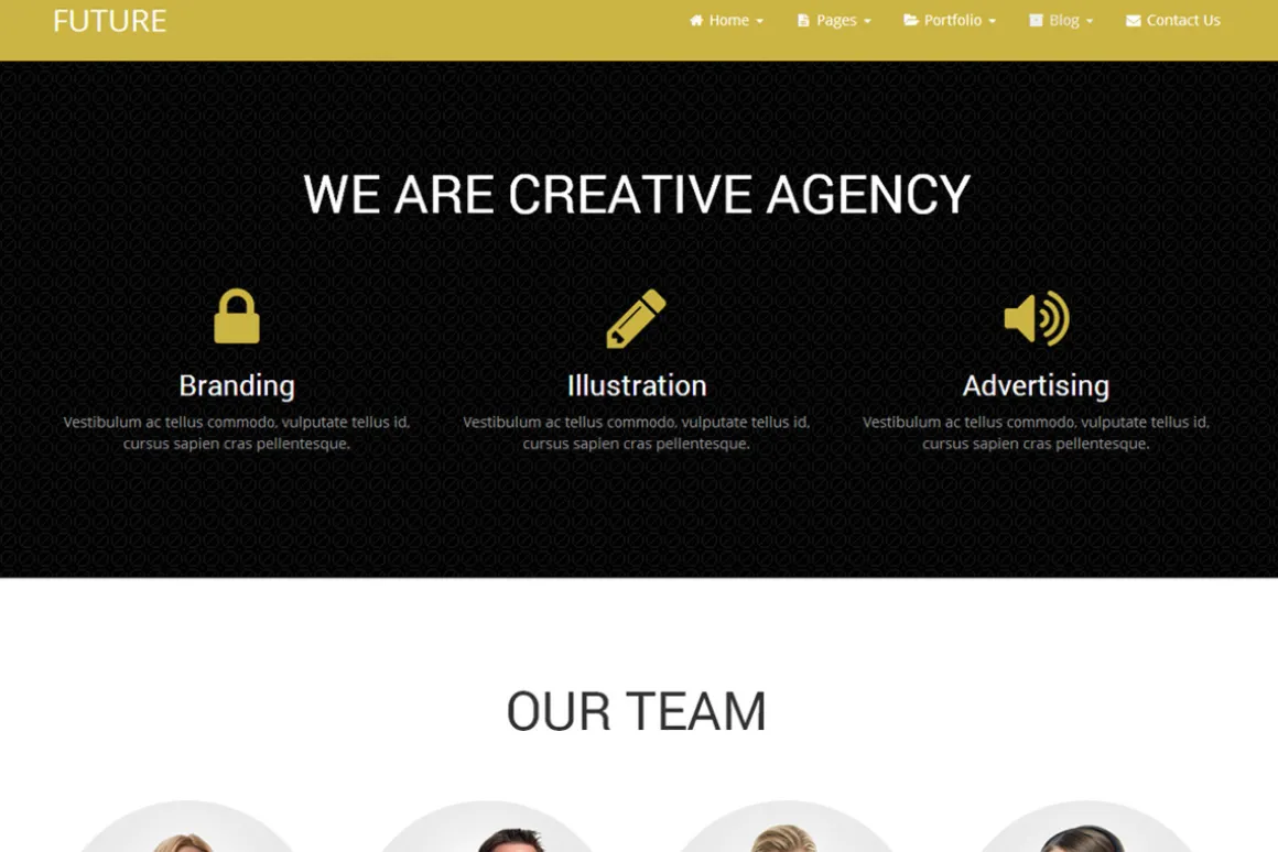 Future - Bootstrap WordPress Theme