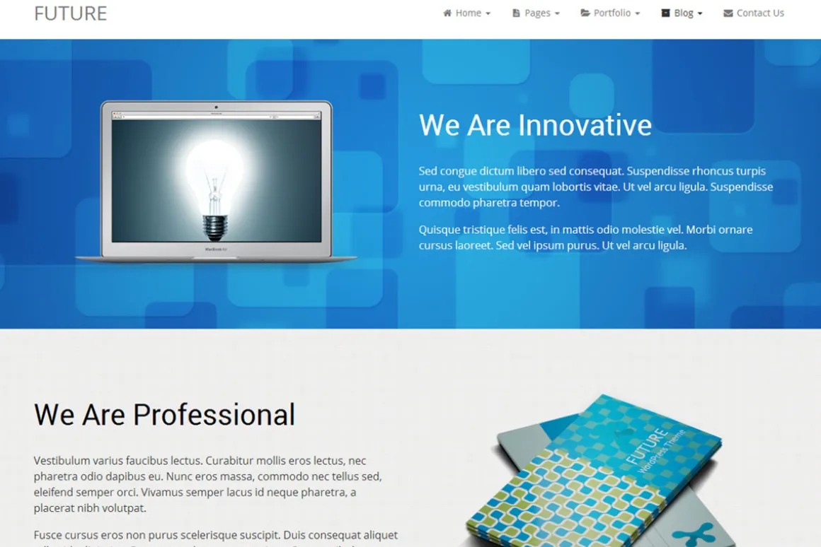 Future - Bootstrap WordPress Theme