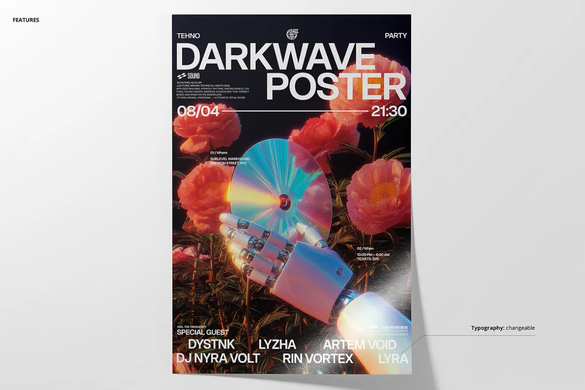 Future Vibe Poster Template