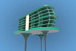 Futuristic Architecture Skyscraper #