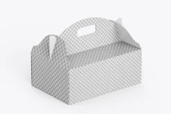 Gable Box Packaging Mockup