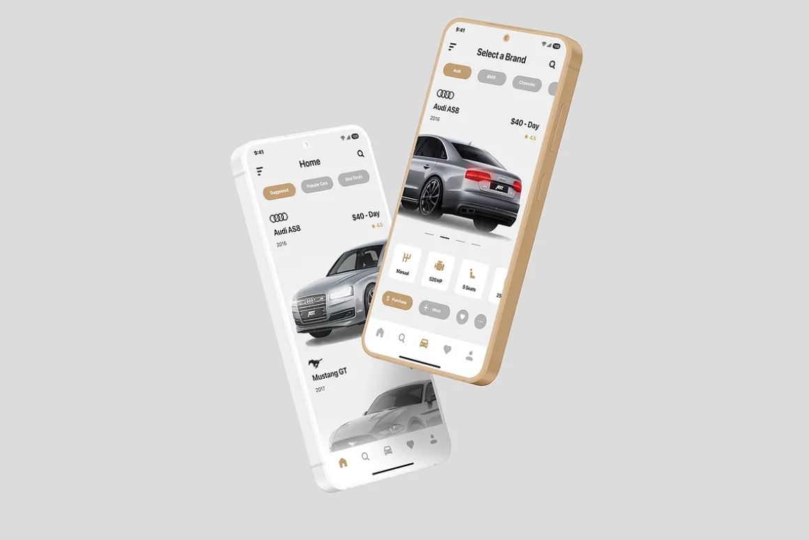 Galaxy S25 Clay Mockups Scenes
