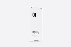 Galaxy S25 Clay Mockups Scenes