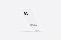 Galaxy S25 Clay Mockups Scenes