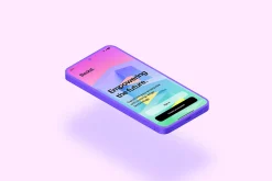 Galaxy S25 Clay Mockups Scenes