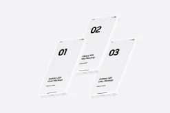 Galaxy S25 Clay Mockups Scenes
