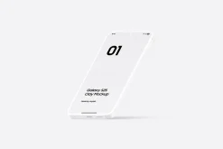 Galaxy S25 Clay Mockups Scenes