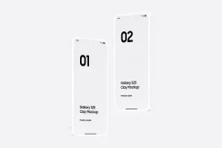 Galaxy S25 Clay Mockups Scenes