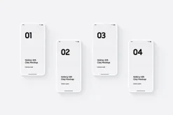 Galaxy S25 Clay Mockups Scenes