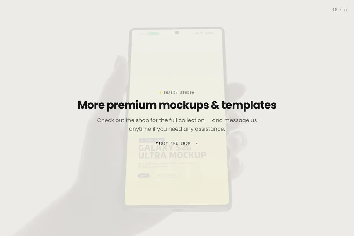 Galaxy S26 Ultra Mockup