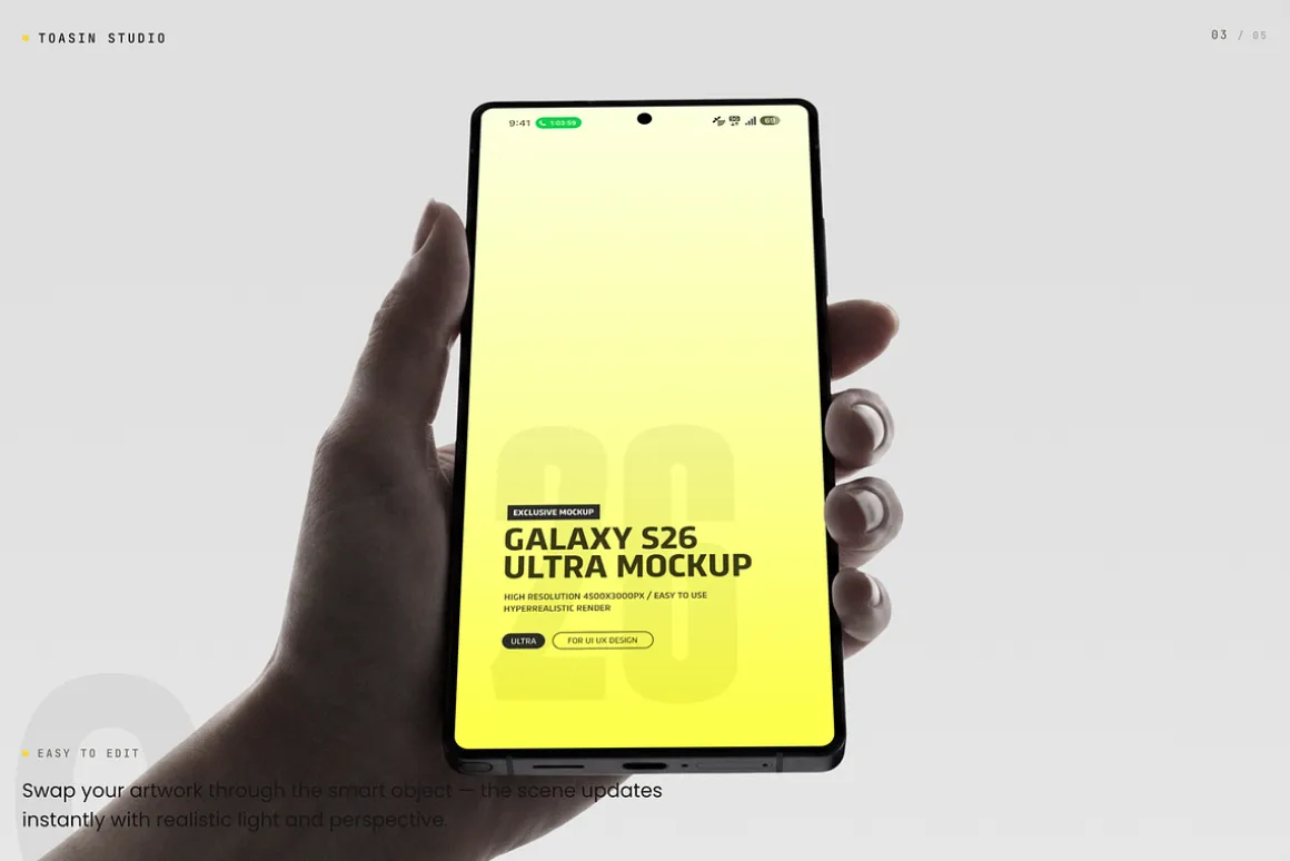 Galaxy S26 Ultra Mockup
